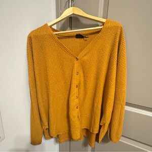 Urban Outfitters Pumpkin Spice Long Sleeve Top